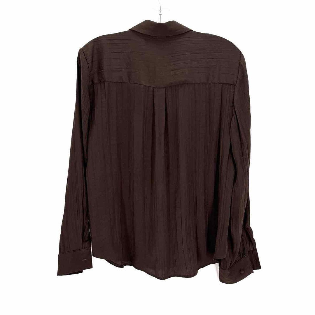 Size M Vince Camuto Brown Shirt