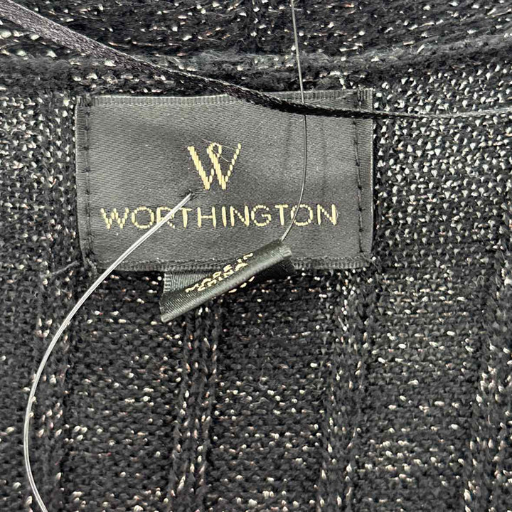 Size XL WORTHINGTON Black Knit Sweater