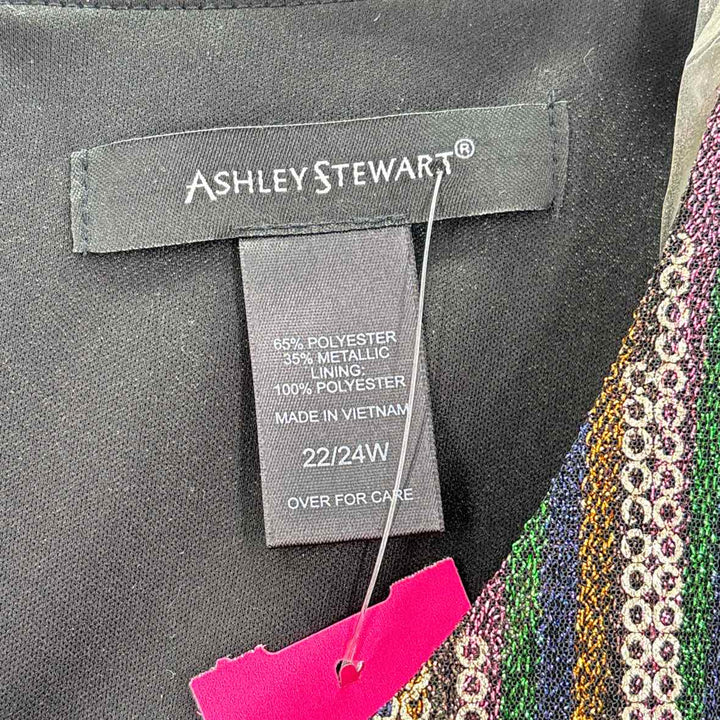 Size 22/24 Ashley Stewart Black Dress