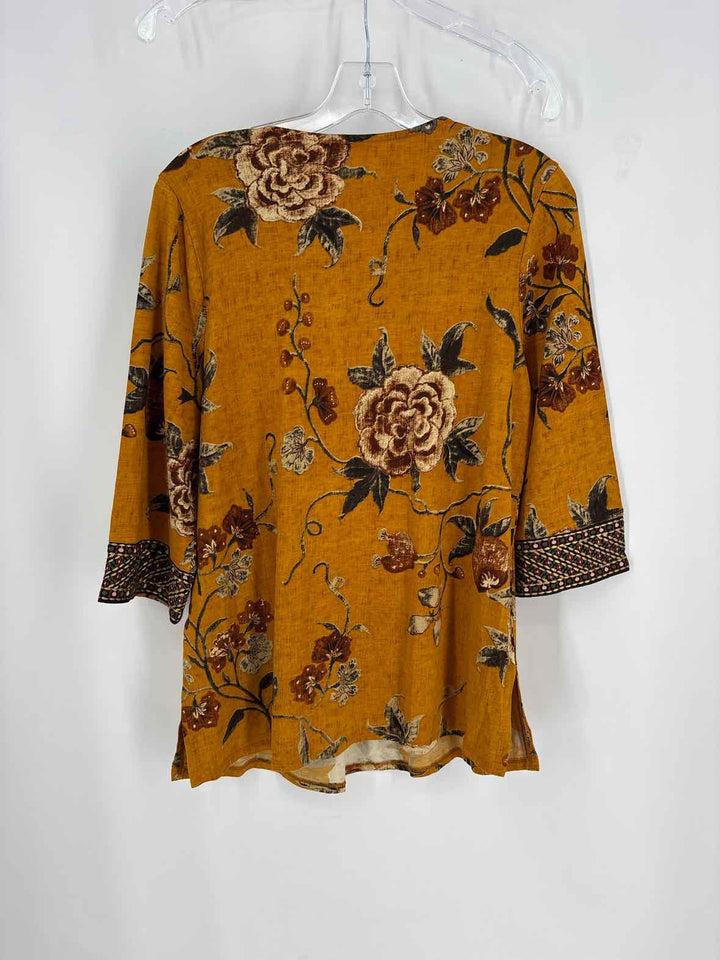 Size M SOFT SURROUNDINGS Mustard Shirt