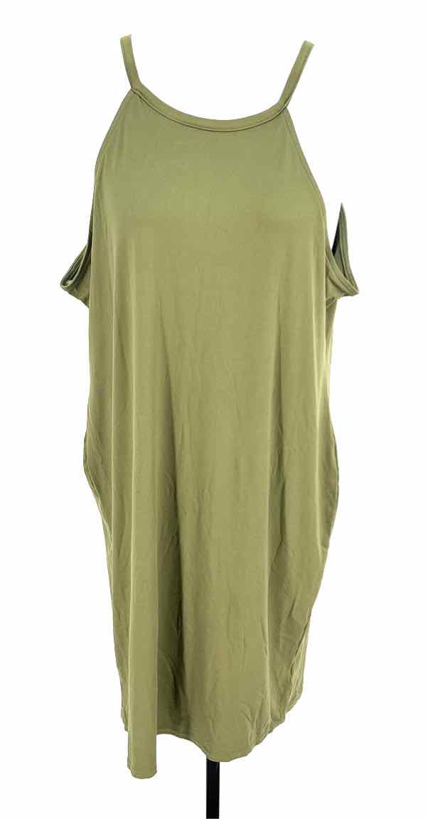 Size 3X ROUGE Green Dress