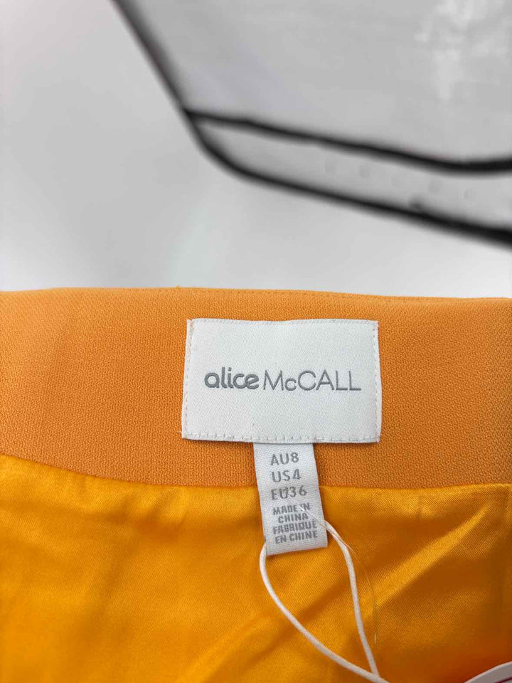Size 4 Orange Dress