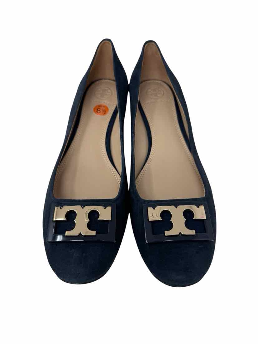 Shoe Size 8.5 Tory Burch Navy Suede Pumps