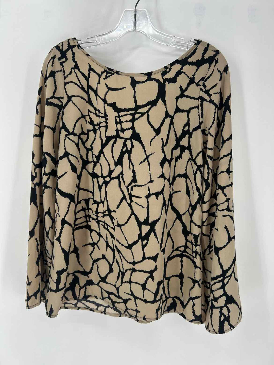 Size S Brown Print Shirt