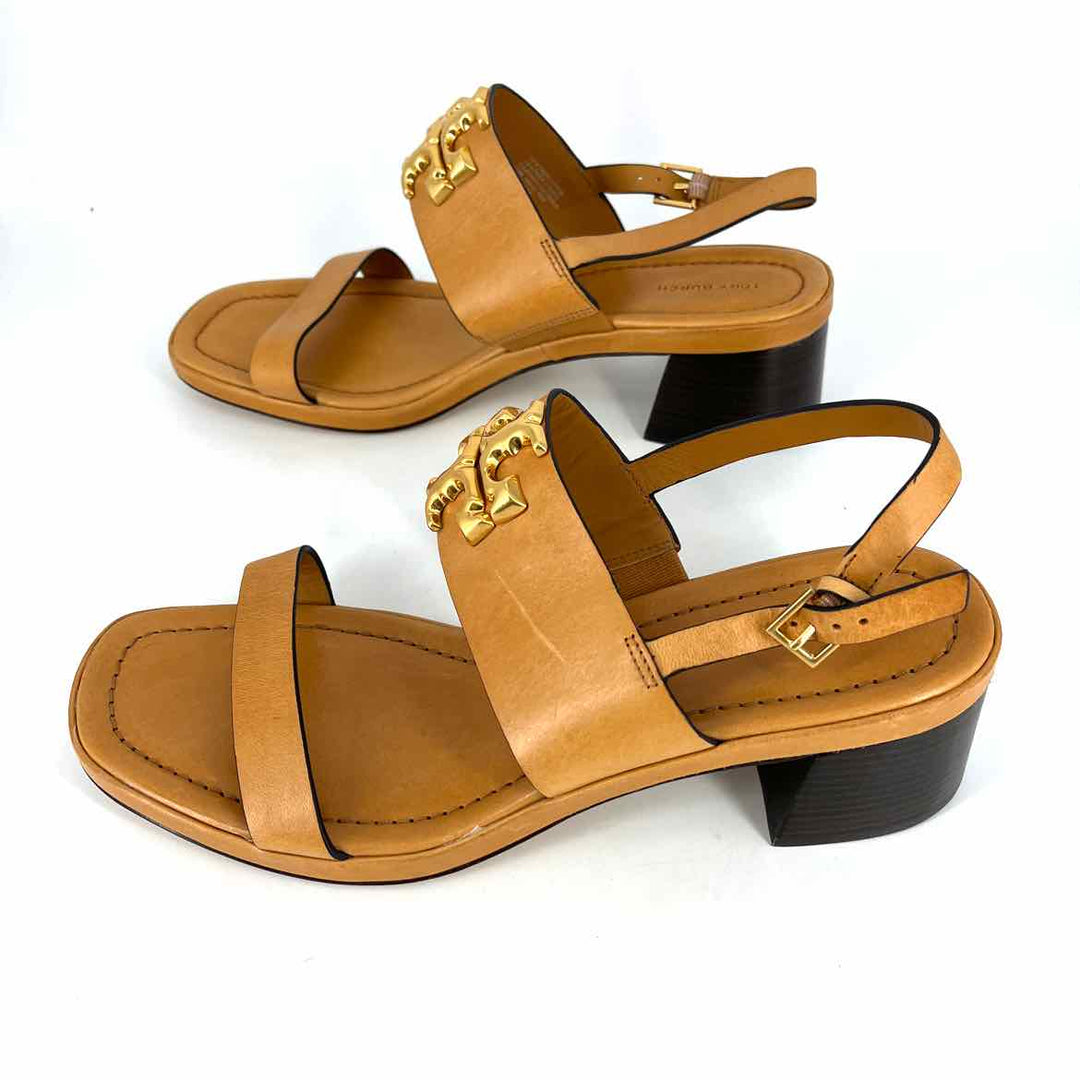 Shoe Size 11 Tory Burch Camel Leather Sandals