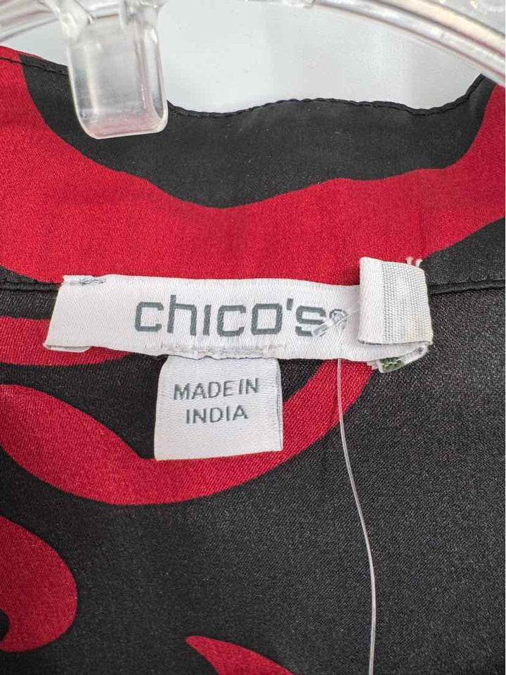 Size 1X Chico's Red Shirt