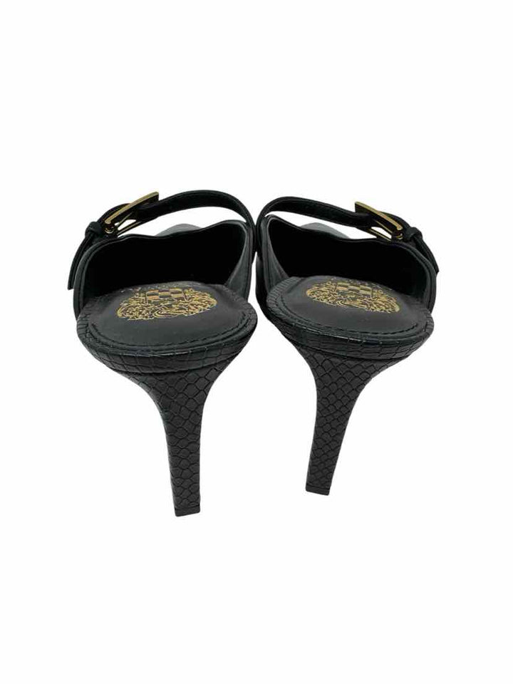 Shoe Size 7 Vince Camuto Black Leather Pumps