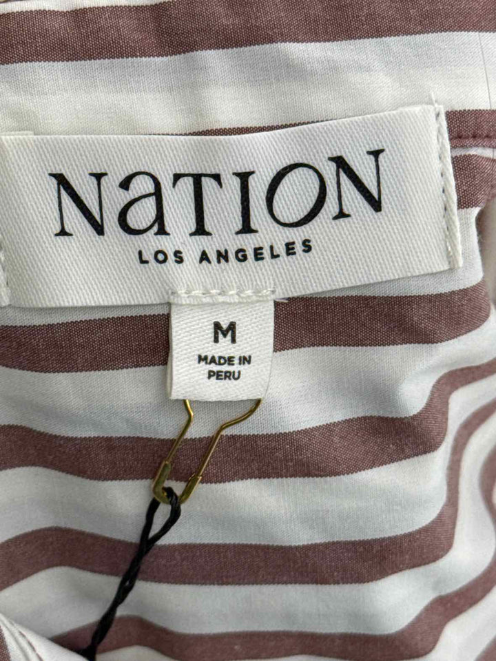 Size M NATION Brown Shirt