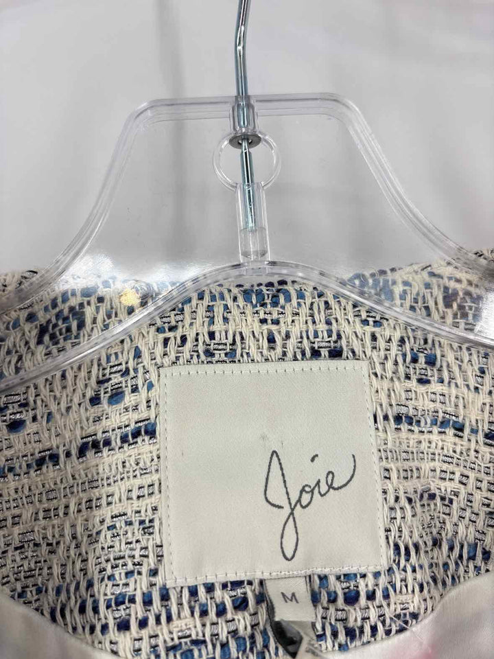 Size M JOIE Blue Tweed Blazer