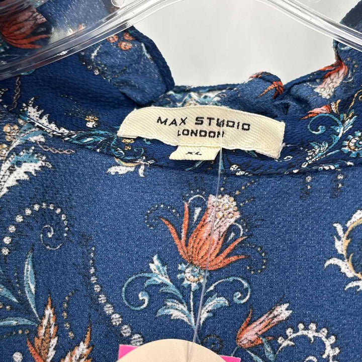 Size XL MAX STUDIO Blue Dress