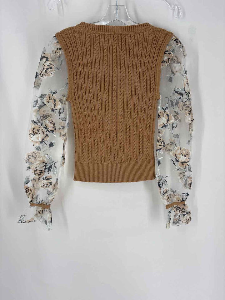 Size XS MAEVE Brown Sweater