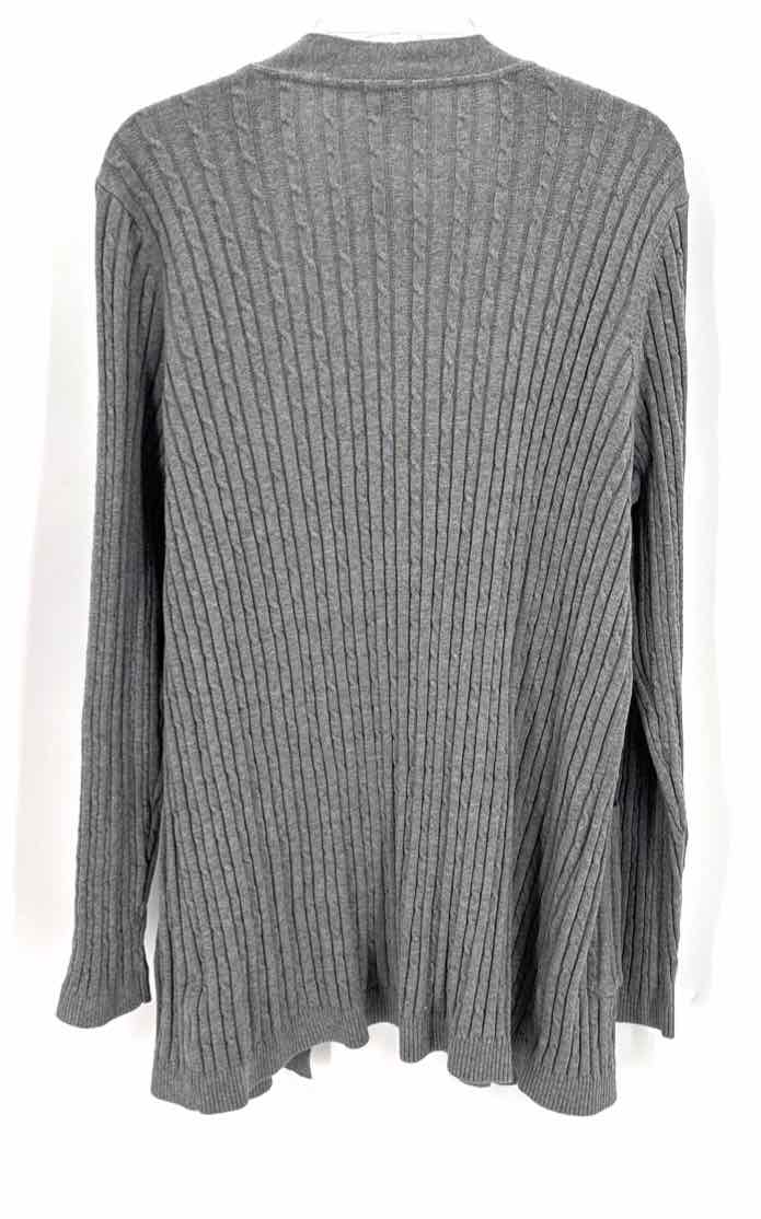 Size L KIM ROGERS Gray Sweater