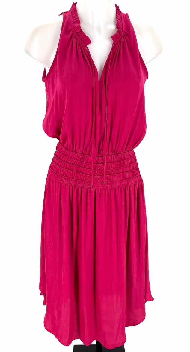 Size XS White House Black Market Fuschia Dress