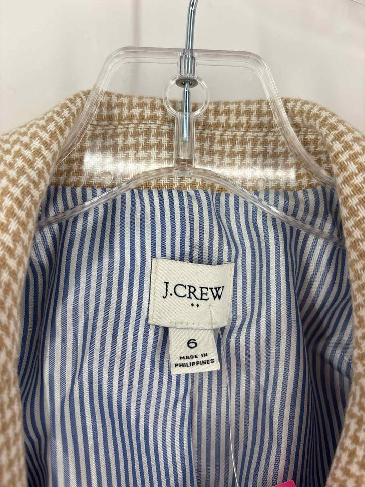 Size 6 J Crew Tan Blazer