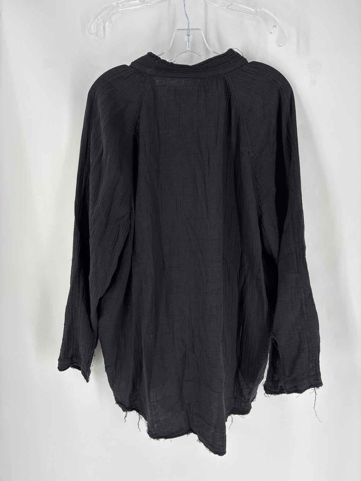 Size M WE THE FREE Black Cotton Shirt