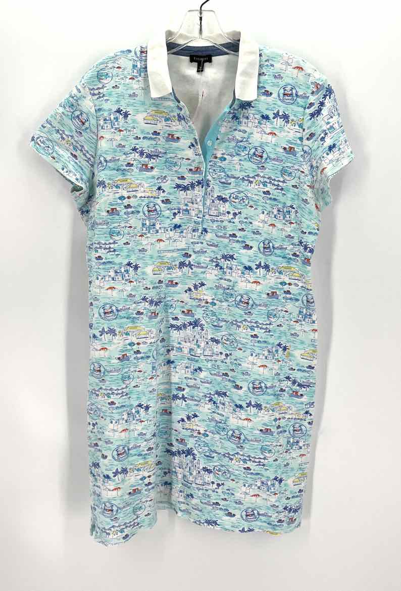Size XL Talbots Blue Dress