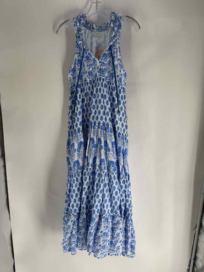 Size S CALYPSO Blue Print Dress