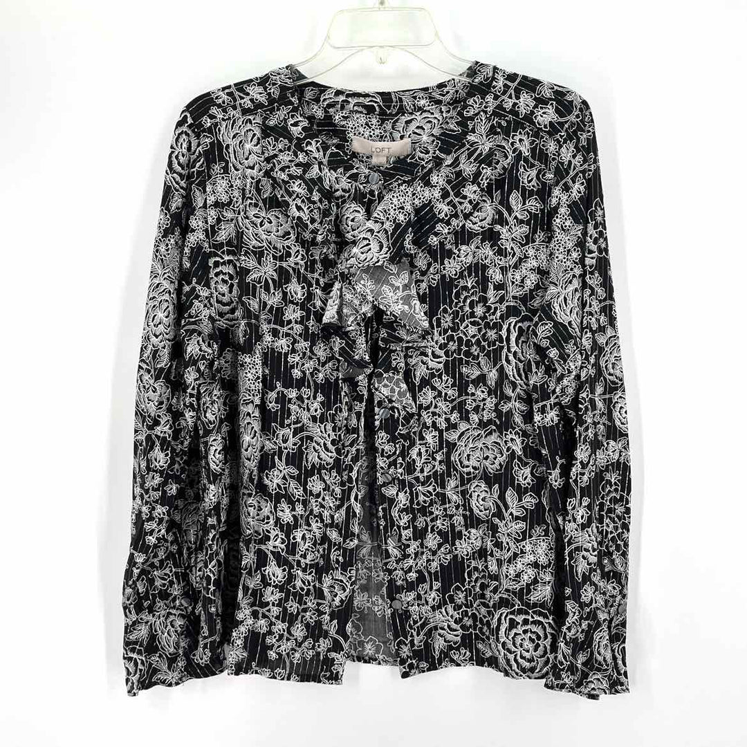 Size L LOFT Black Shirt