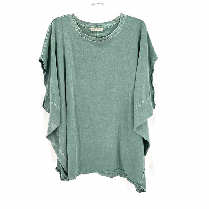 Size L WE THE FREE Green Knit Shirt