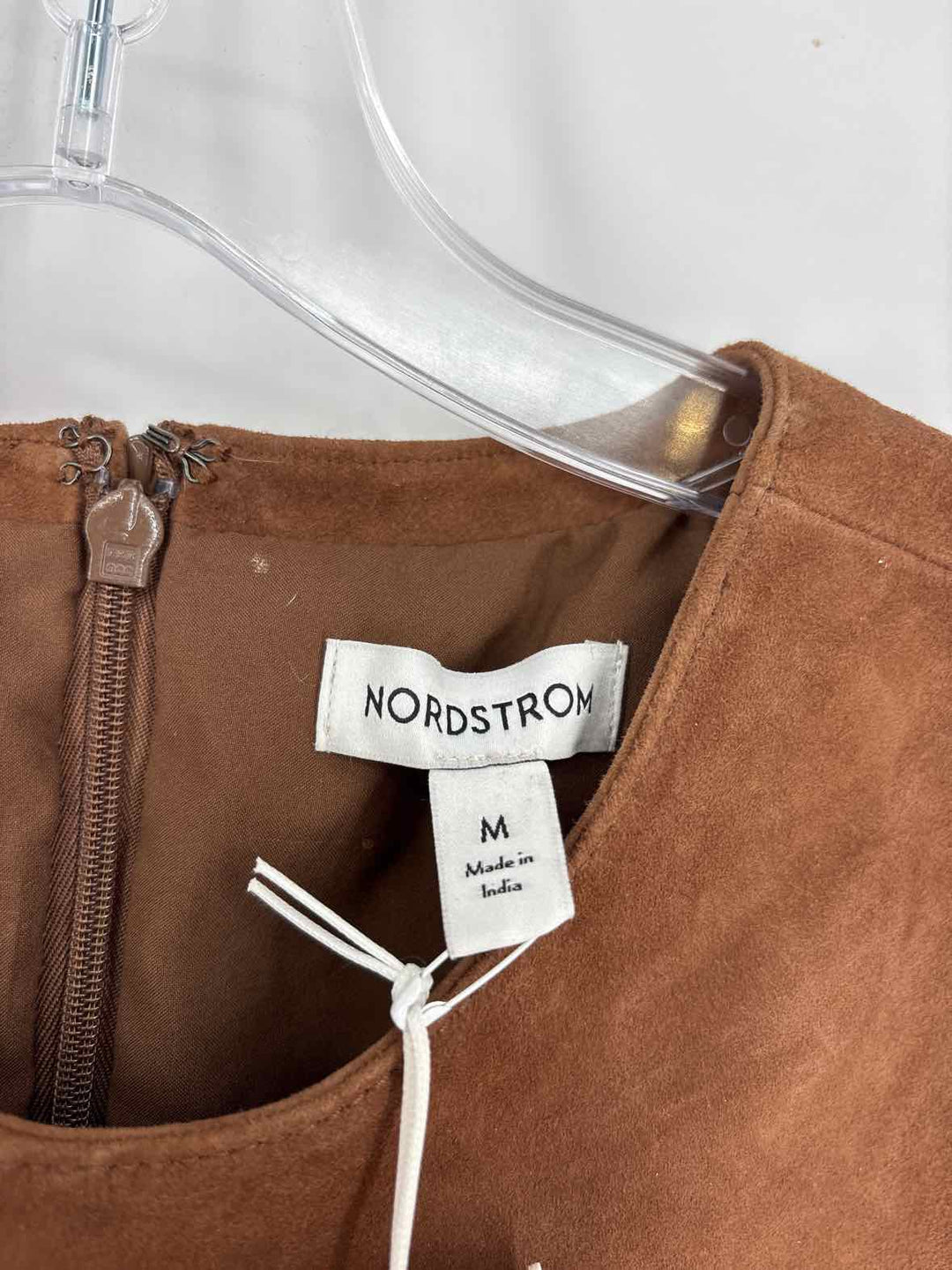 Size M NORDSTROM SIGNATURE Brown Suede Dress