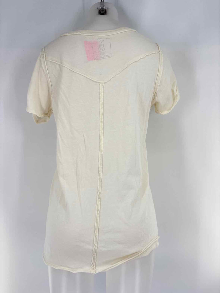 Size L WE THE FREE Cream Shirt
