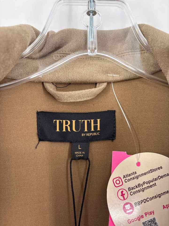 Size L Tan Jacket