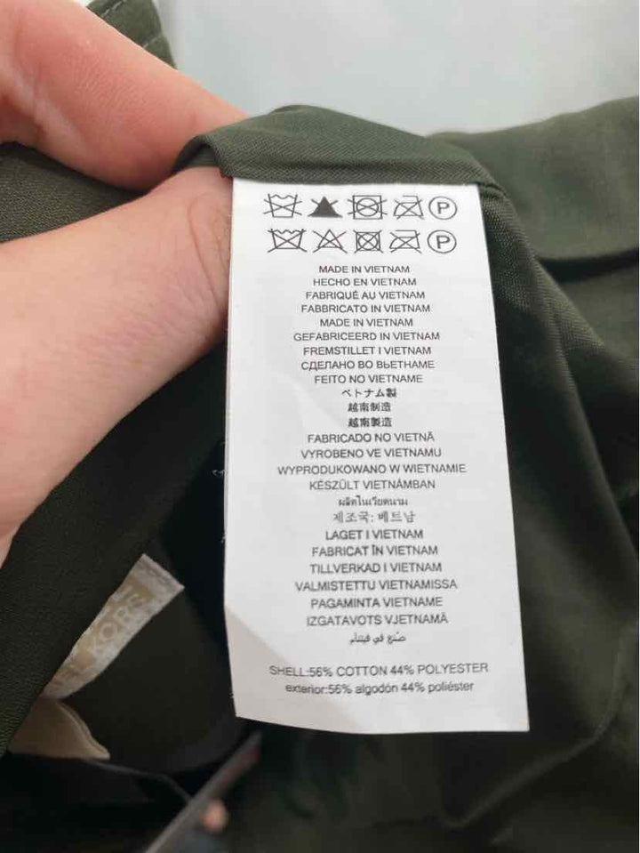 Size L Michael Kors Olive Jacket