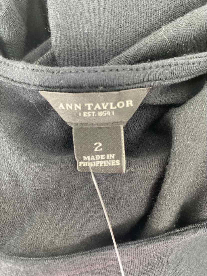 Size 2 Ann Taylor Black Dress