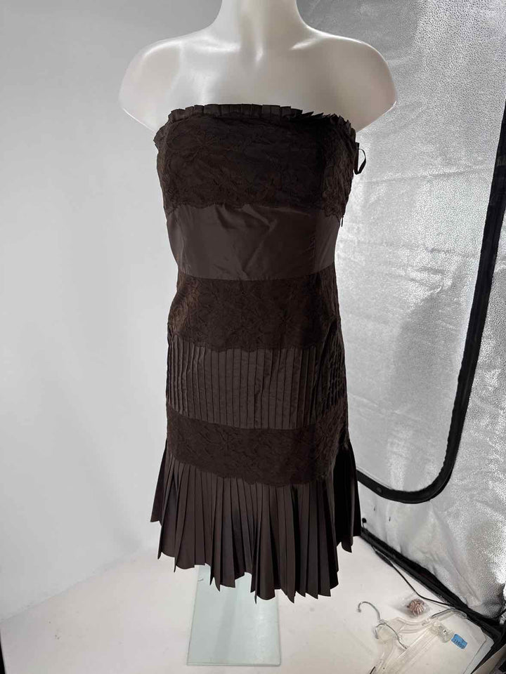 Size 0 Banana Republic Brown Silk Dress