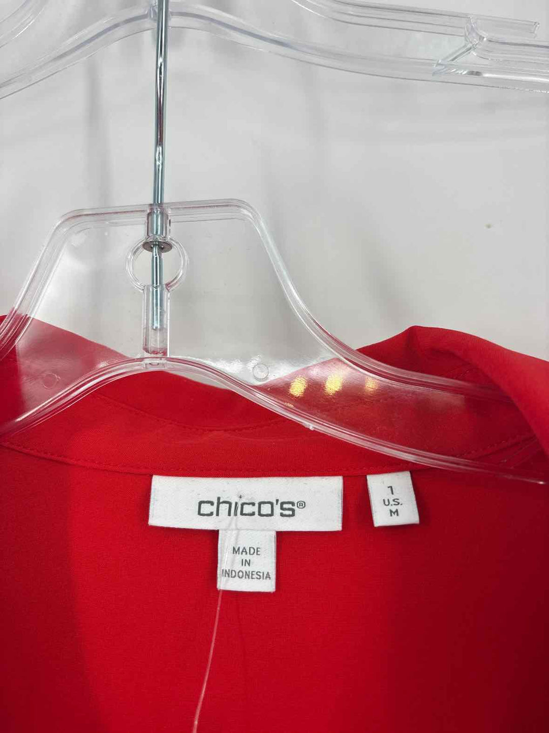 Size M Chico's Red Shirt