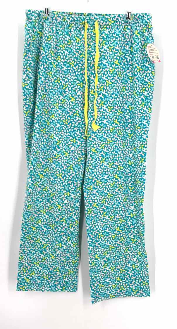 Size M LAND END Teal Pajamas