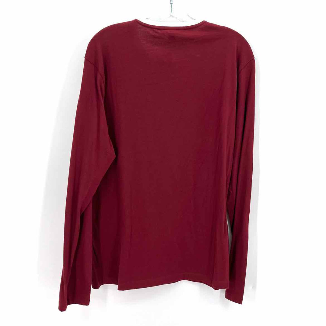 Size L Michael Kors Burgundy Shirt