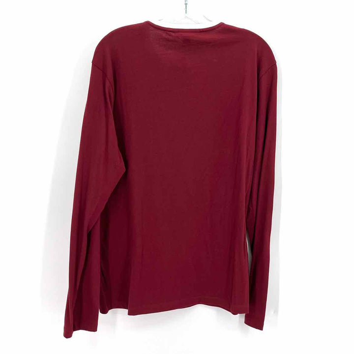 Size L Michael Kors Burgundy Shirt