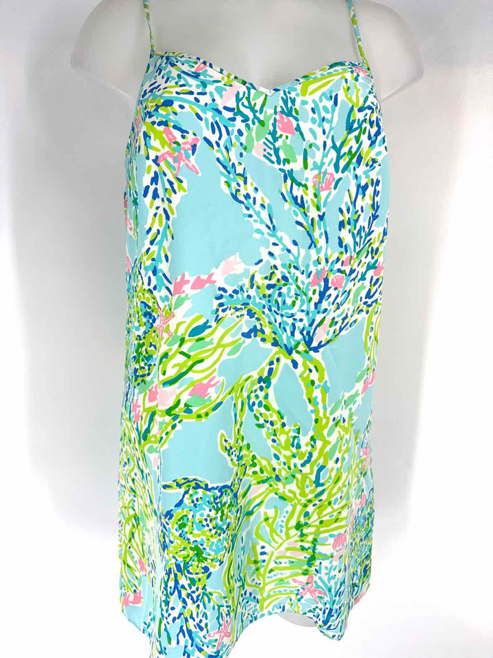 Size S Lilly Pulitzer Blue Print Dress