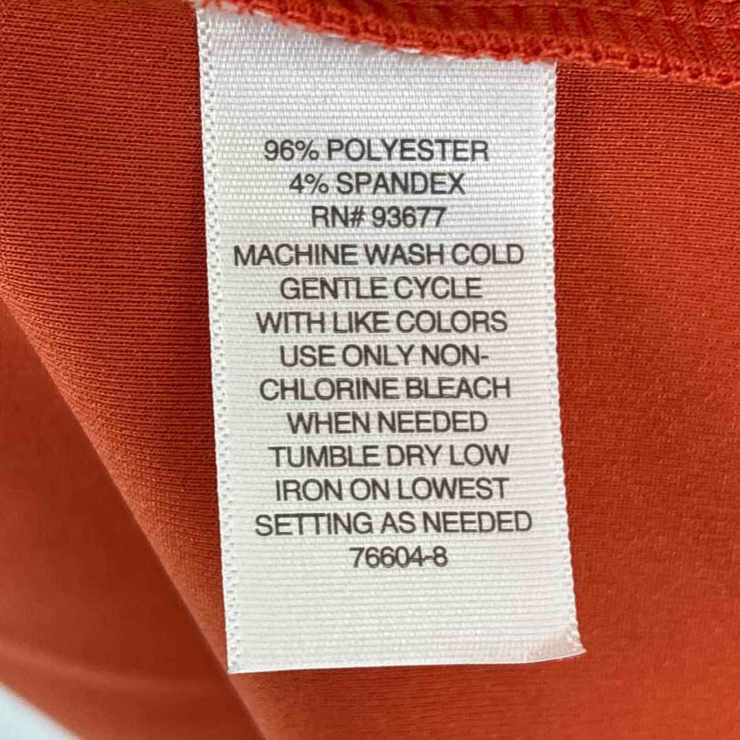 Size XL LIZ CLAIBORNE Orange Shirt