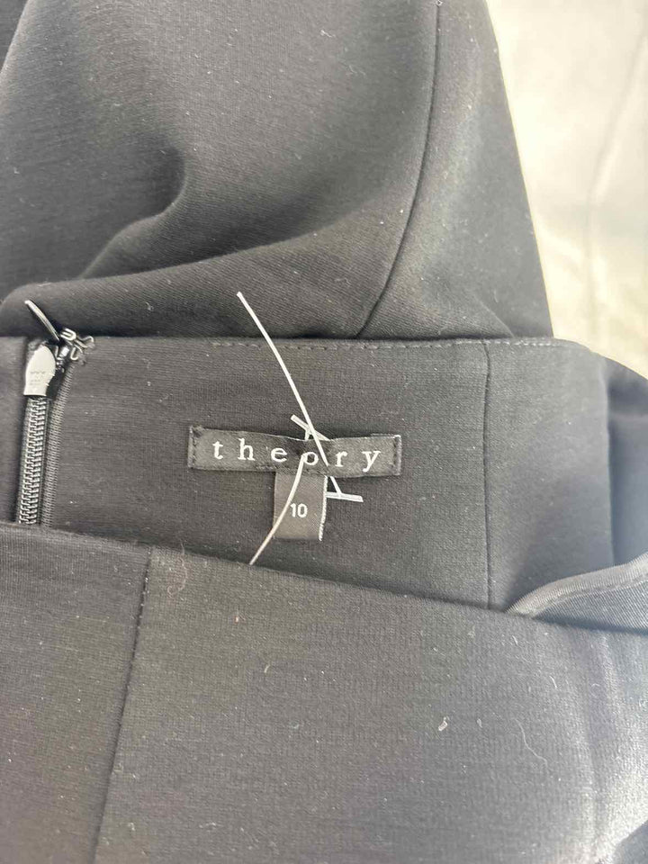 Size 10 THEORY Black Skirt