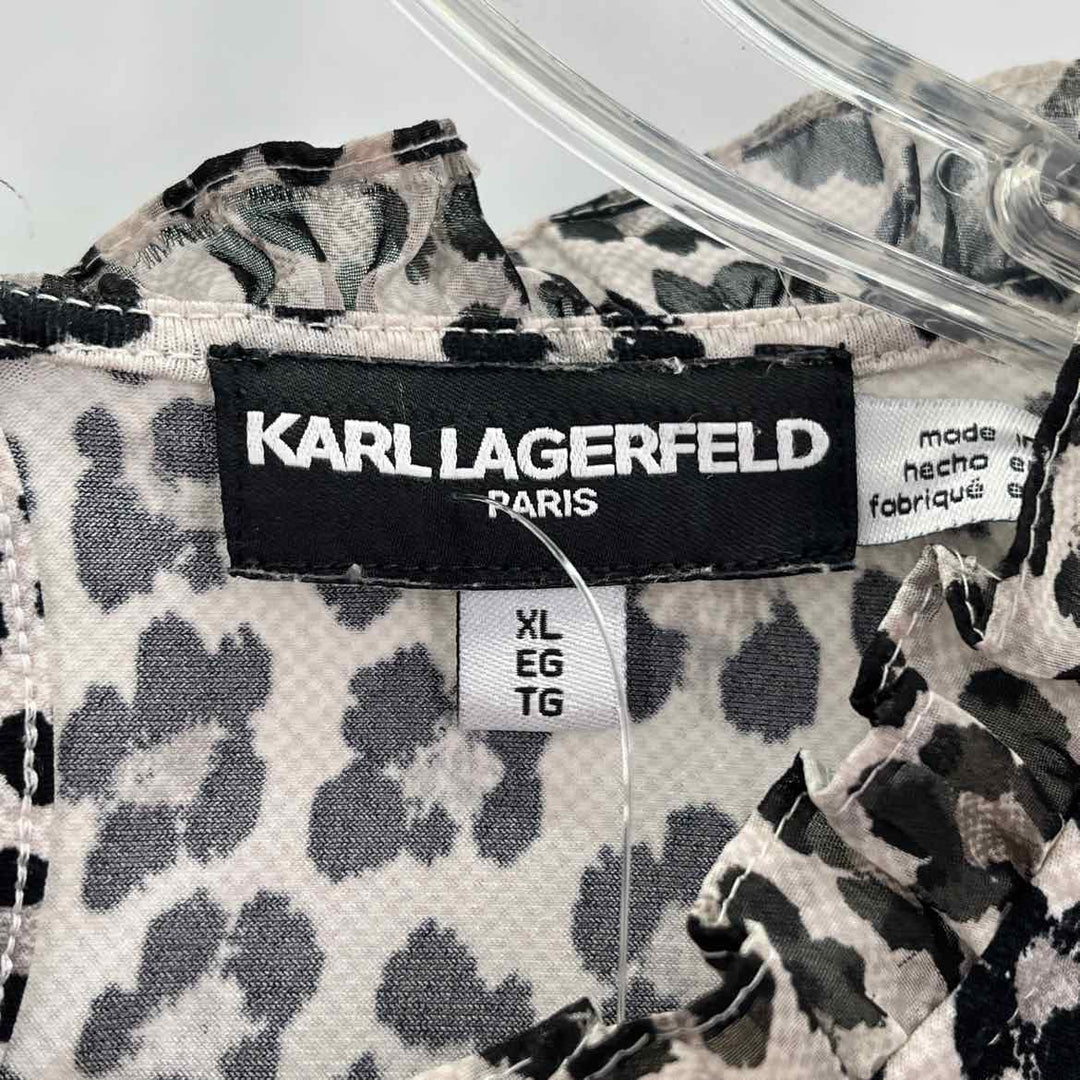 Size XL KARL LAGERFELD Gray Shirt
