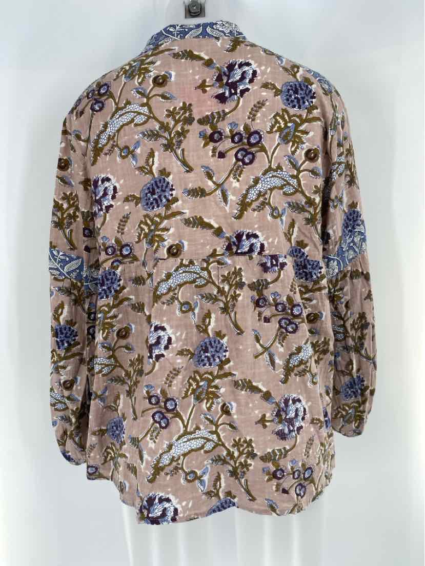 Size 16 PINK PRINT Shirt