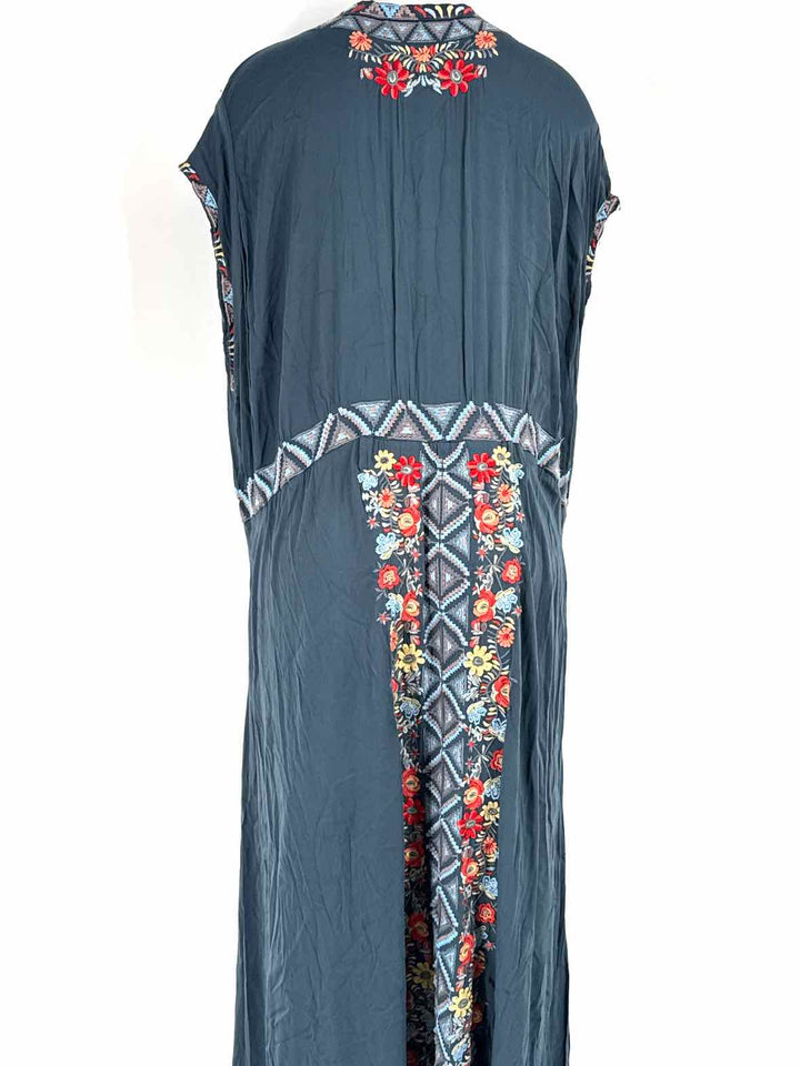 Size 2X Johnny Was Blue Dress