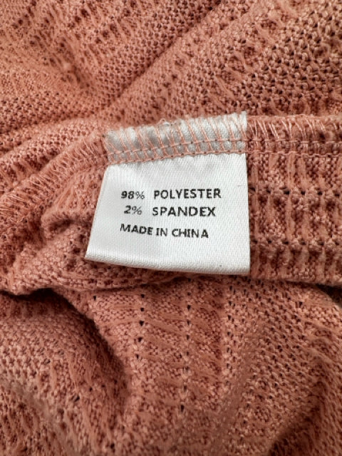Size M Pink Knit Cardigan