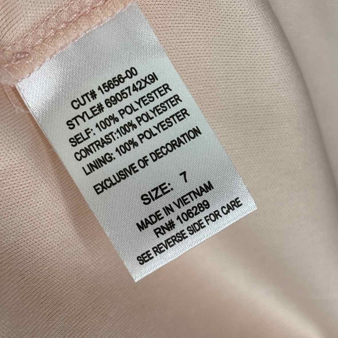 Size 7 Peach Dress