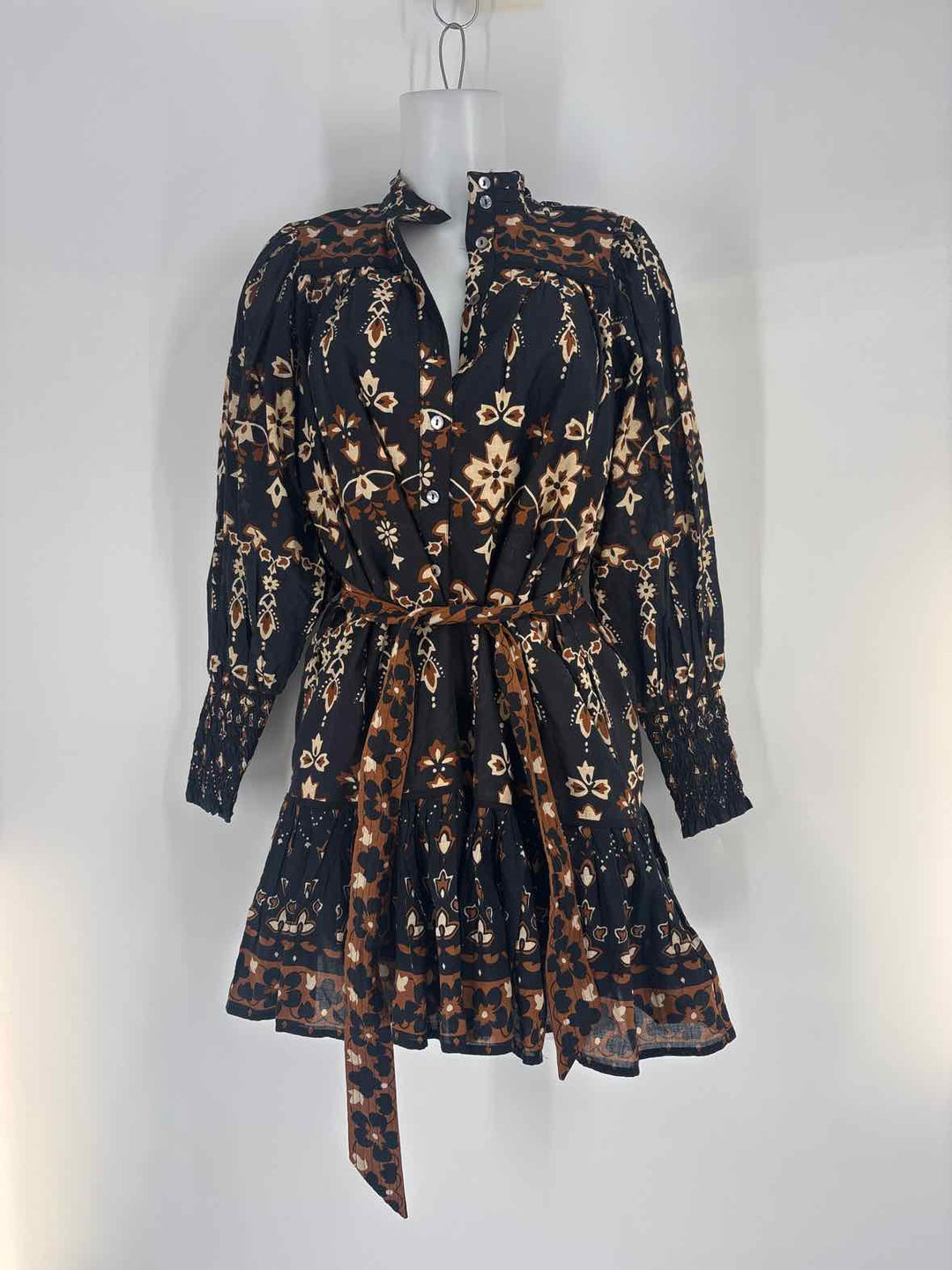 Size XS CLEOBELLA Black Print Dress