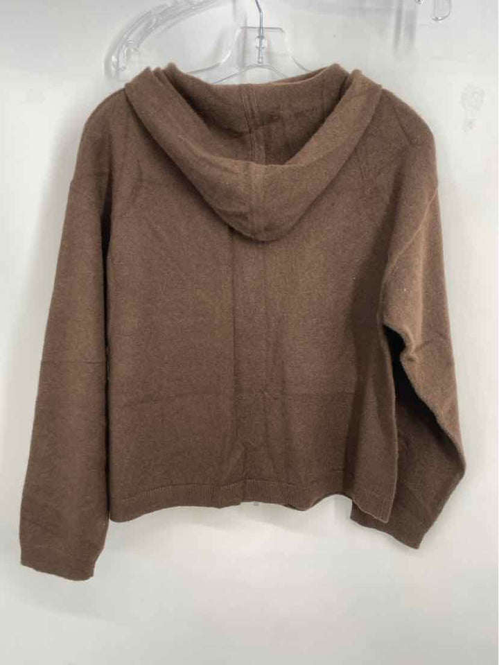 Size XS Brown Cashmere Cardigan