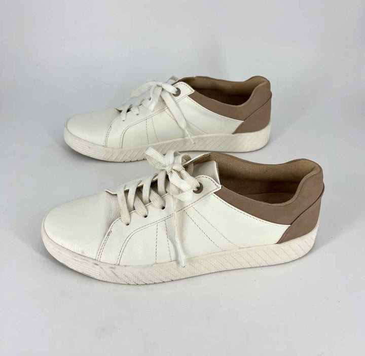 Shoe Size 7.5 Naturalizer Ivory Faux Leather Sneakers