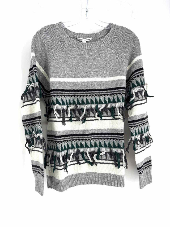 Size L AUTUMN CASHMERE Gray Cashmere Sweater