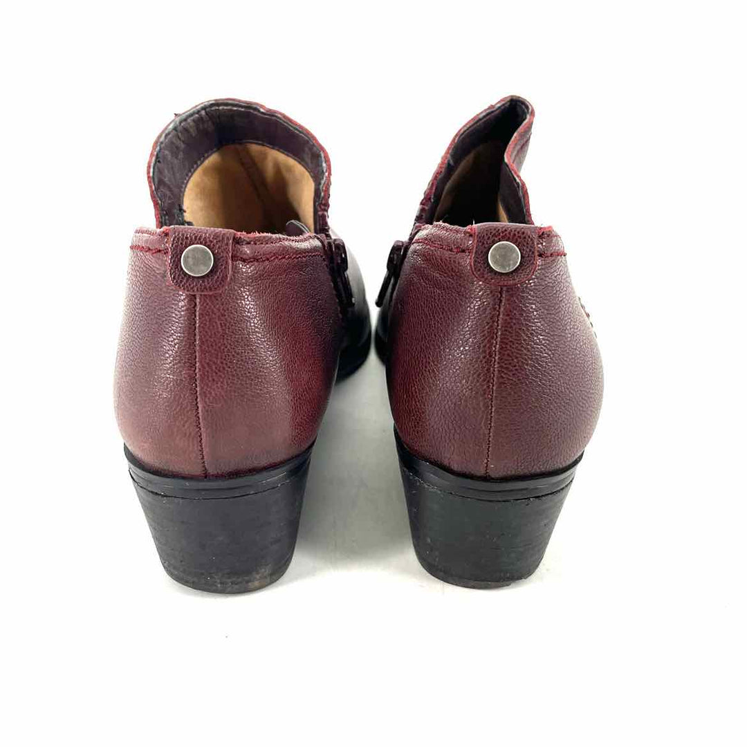 Shoe Size 8 Naturalizer Burgundy Leather Boots
