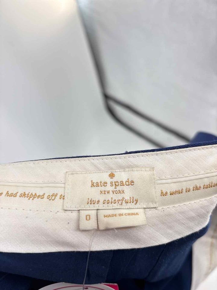 Size 0 Kate Spade Navy Pants