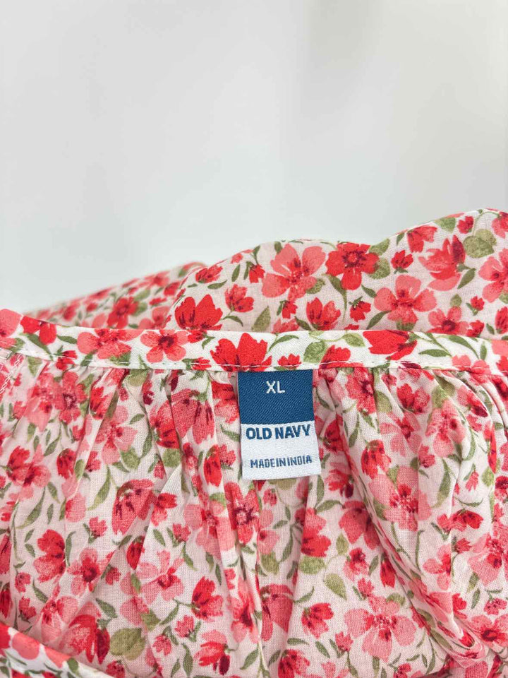 Size XL Old Navy PINK PRINT Shirt