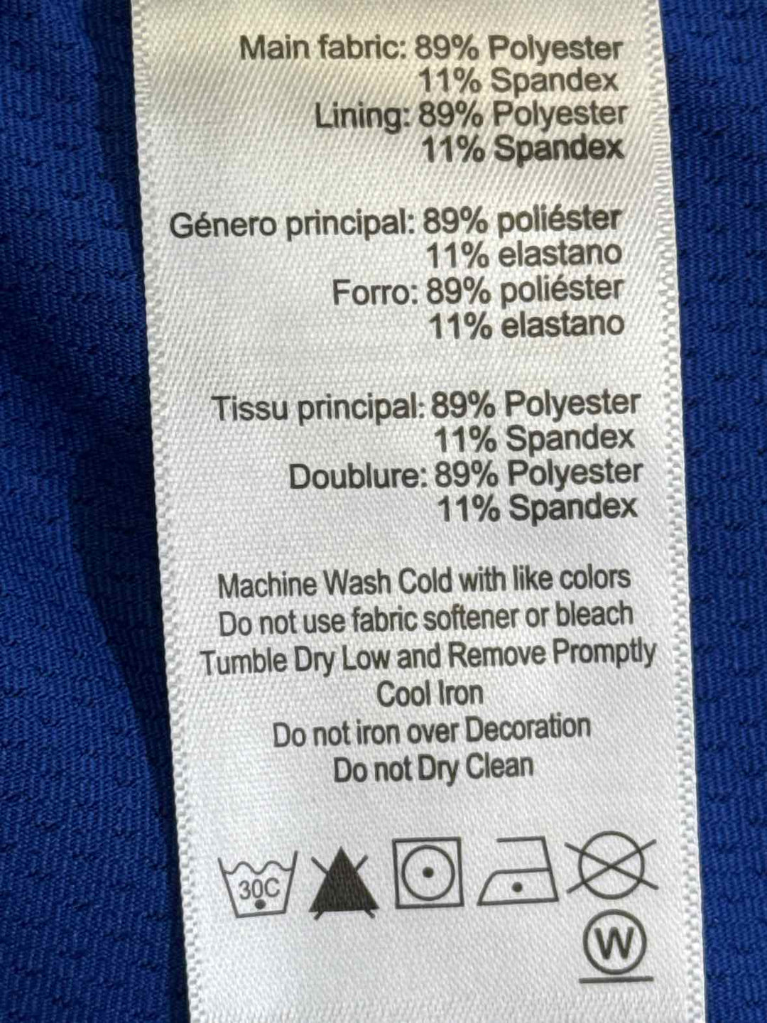 Size L Asics Blue Shorts