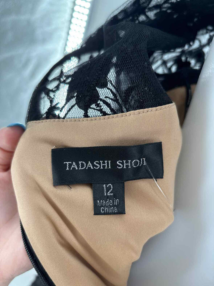 Size 12 TADASHI SHOJI Black PROM